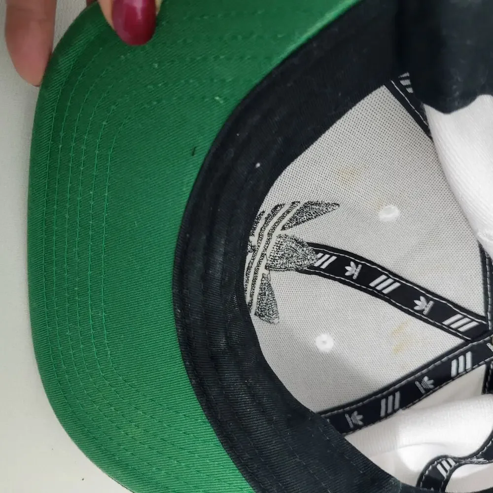 Adidas Black & White Snapback Baseball Cap 82625-2M11 - Picture 6 of 6